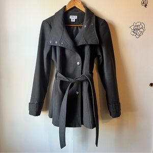 Celebrity Pink Charcoal Peacoat Coat Womens Large